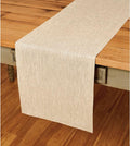 Solino Home 100% Pure Linen Table Runner Beige Long, Athena 14 x 144 in | Table by SolinoHome