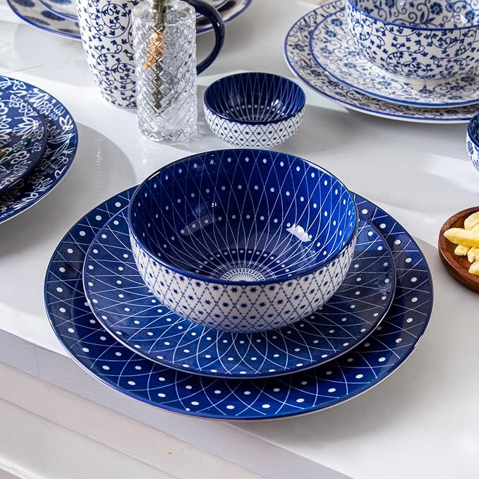 Ceramic Soup Bowls Set - 23 Oz Deep Cereal Bowl - Image 6