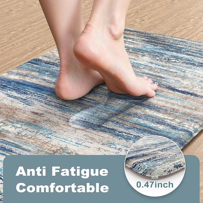 KIMODE Kitchen Mats for Floor Anti Fatigue, Padded Kitchen Floor Mats, Comfort - Image 3