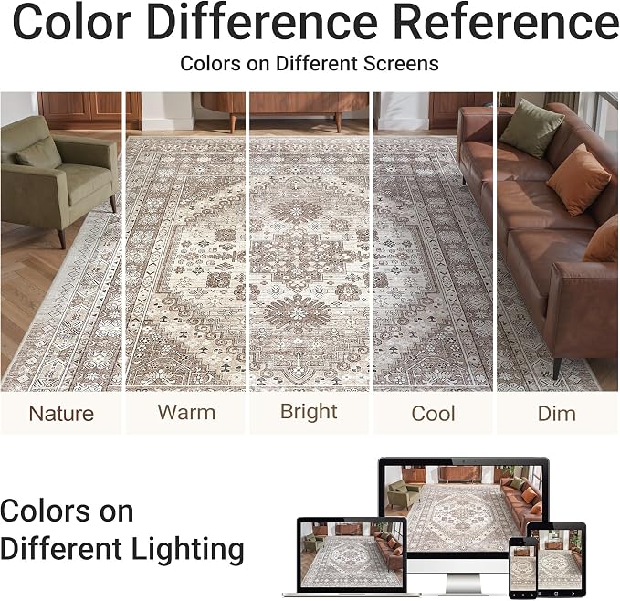 befbee 2.6'x8'Non Slip Runner Rugs - Image 6