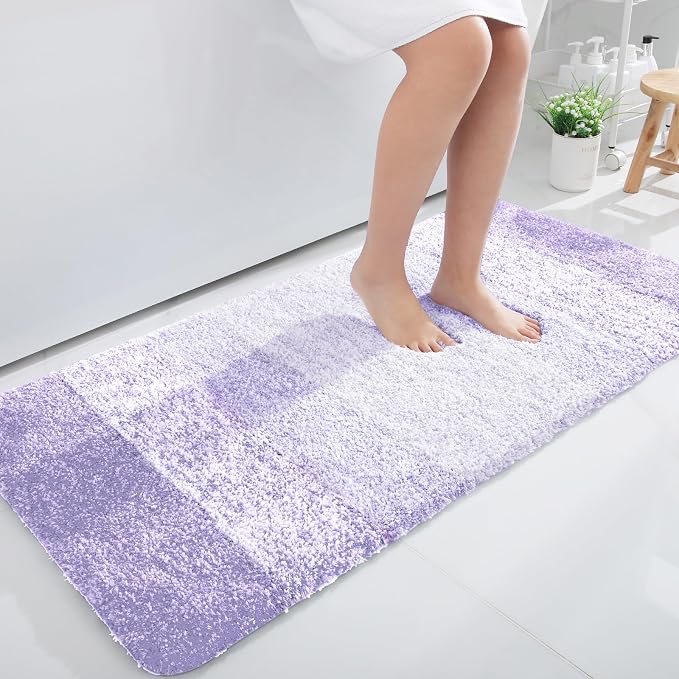 OLANLY Bathroom Runner Rugs Mat 44x24, Extra Soft Absorbent Microfiber Bath Rug by OLANLY