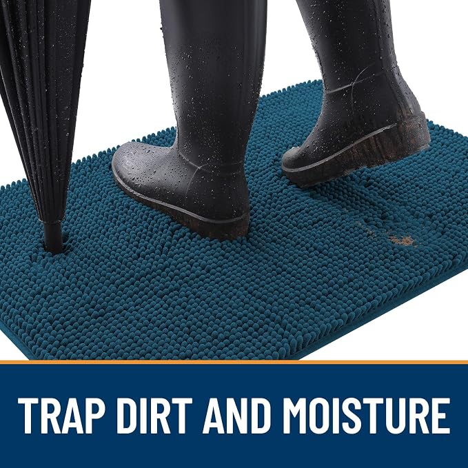 OLANLY Dog Door Mat for Muddy Paws 70x46, Absorbs Moisture and Dirt, Absorbent - Image 2