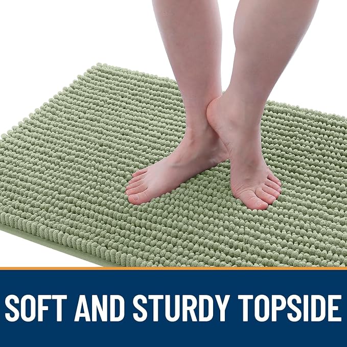 OLANLY Dog Door Mat for Muddy Paws 47x20, Ultra Absorbent Chenille Mud Doormat - Image 3