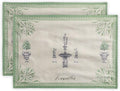 Maison d' Hermine Placemats Set of 2 Reusable 100% Cotton | Cloth Place Mats by MaisondHermine