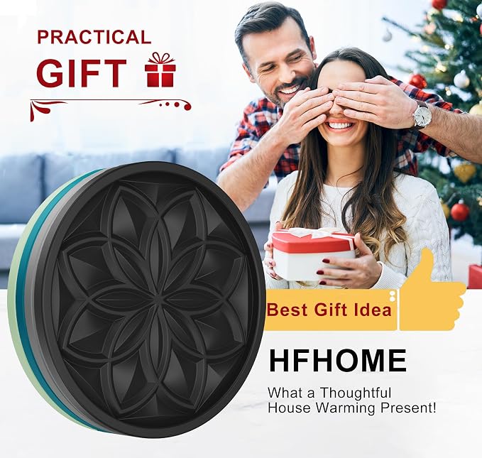 HFHOME Coasters for Drinks 4 Pcs Silicone Coasters Set, Drink Coaster for - Image 6