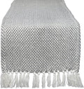 DII Woven Basics Collection 100% Cotton Knit Table Runner by DII