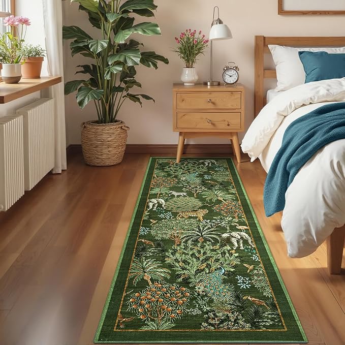 GarveeHome Jungle Rug 2.5x10 Kitchen Runner Rug Non Slip Washable Runners - Image 2