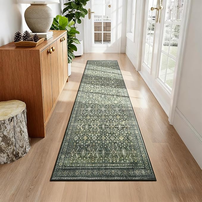 Lofus 2'6"x14' Area Rug for Hallways, Low Pile Soft Carpet Runner for Kitchen - Image 5