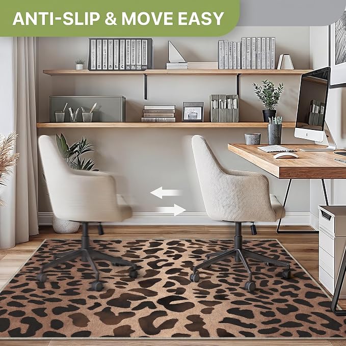 48"x60" Office Chair Mat for Hardwood Tile Floor, Under Desk Carpet Protector - Image 4