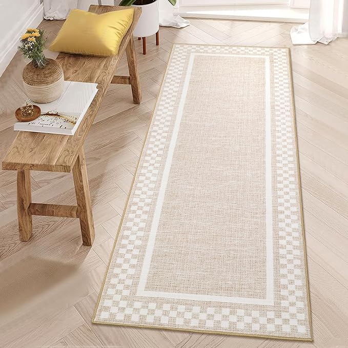 Rug Runners for Hallways 2x8 Washable Kitchen Runner Rug Non Slip Low Pile by GarveeHome