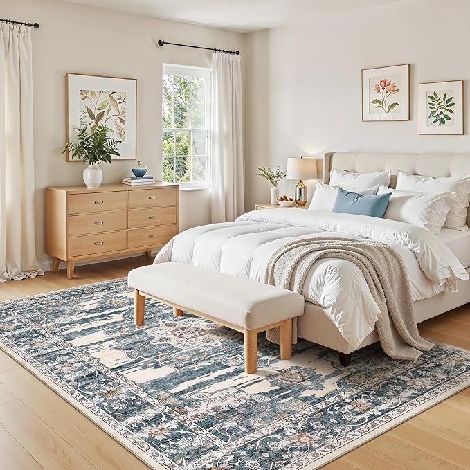 Washable 5x7 Area Rug for Living Room - Image 6
