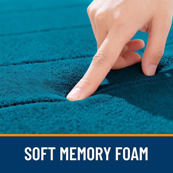 OLANLY Memory Foam Long Bathroom Rugs Runner 70x24, Super Soft Absorbent Bath - Image 5