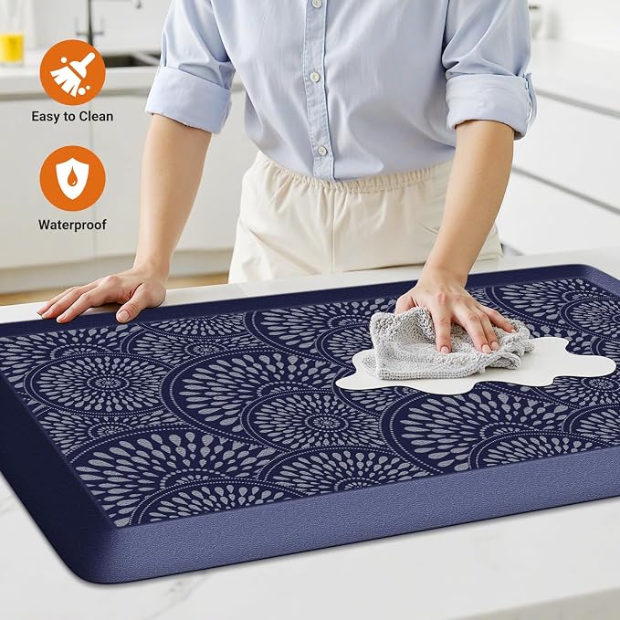Mattitude 4/5 Inch Kitchen Mat, 20x34in Heavy Duty Ergonomic Comfort Foam - Image 3