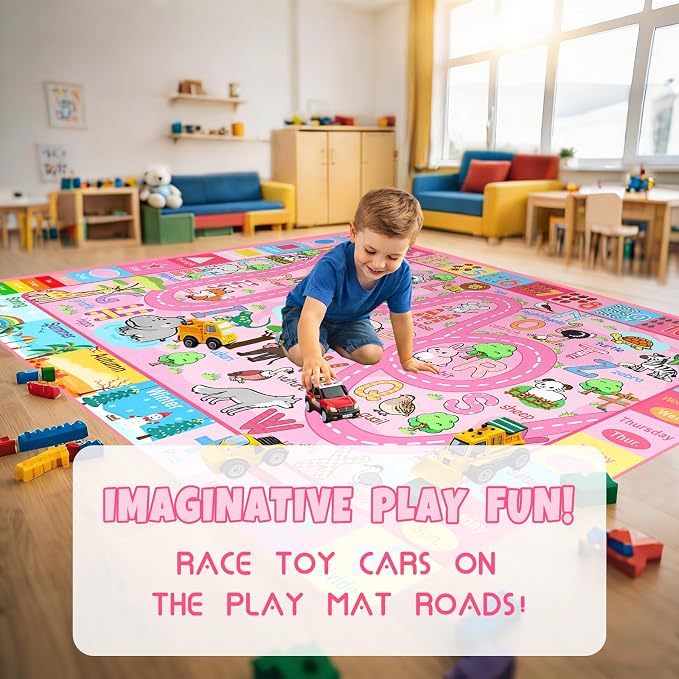 Educational ABC Alphabet Rug for Playroom Classroom Bedroom 5x7 Feet Kids - Image 7