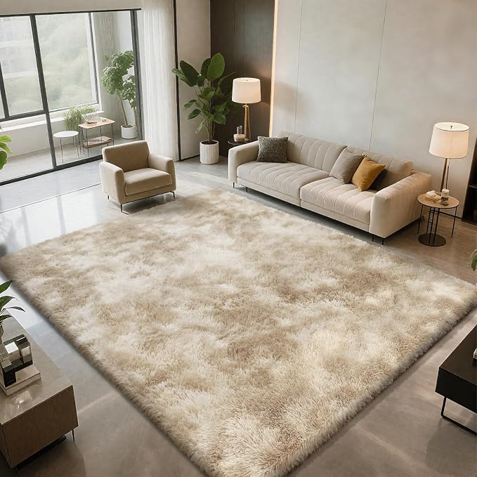 Shag Area Rugs for Bedroom Living Room, 6X9 Ultra Soft Fluffy Area Rugs for Dorm - Image 2