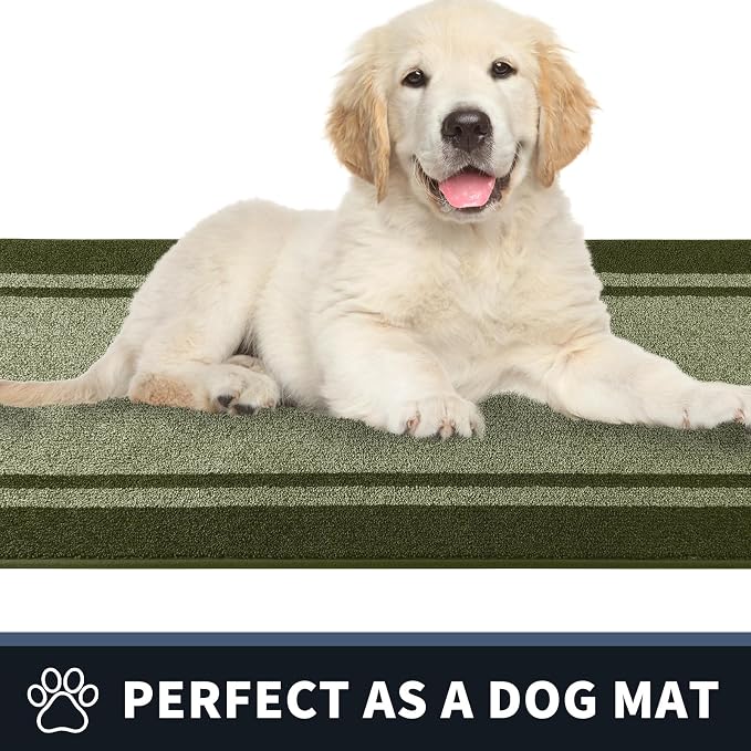 PURRUGS Dirt Trapping Door Mat 20" x 32", Non-Slip Machine Washable Entryway Rug - Image 6
