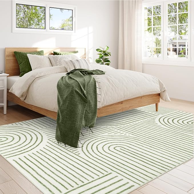 Lahome Abstract 9x12 Area Rugs for Living Room Bedroom, Soft Washable Rugs 9x12 - Image 5