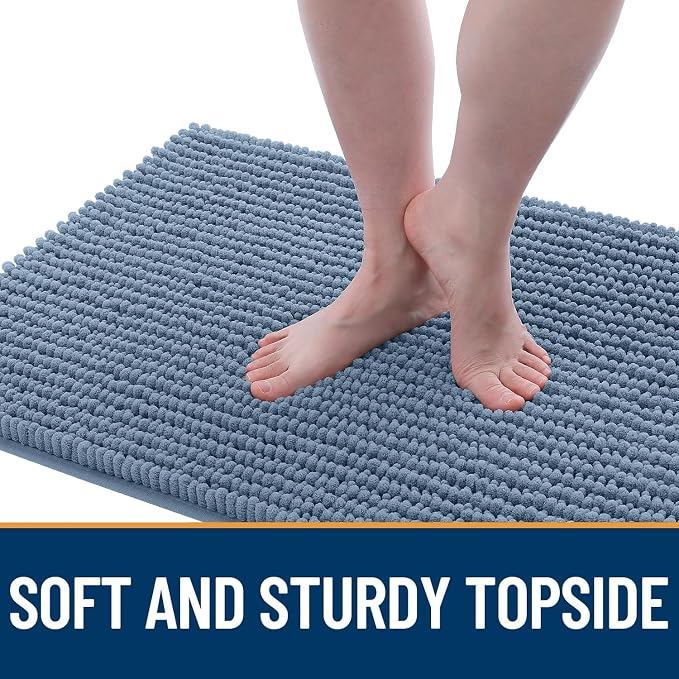 OLANLY Dog Door Mat for Muddy Paws 24x16, Ultra Absorbent Chenille Mud Doormat - Image 3