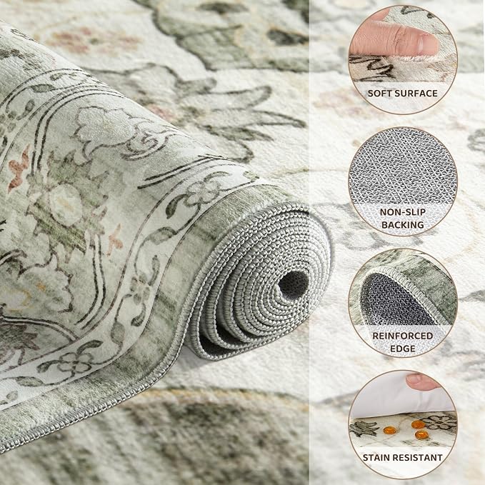 10x14 Washable Area Rug - Image 3