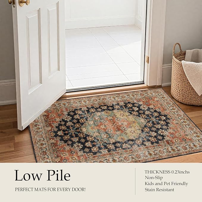 Ruaruarug Washable Area Rug 2x3 - Image 4