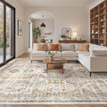 befbee 9x12 Area Rug, Ultra-Thin Washable Rugs by Befbee