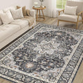Vintage Living Room Area Rug 5x7 by COTILED