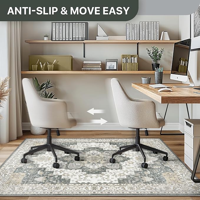 48"x72" Office Chair Mat for Hardwood Tile Floor, Under Desk Carpet Protector - Image 5