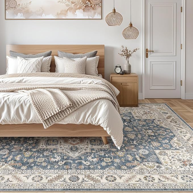 Vintage Living Room Area Rug 6x9 - Image 6