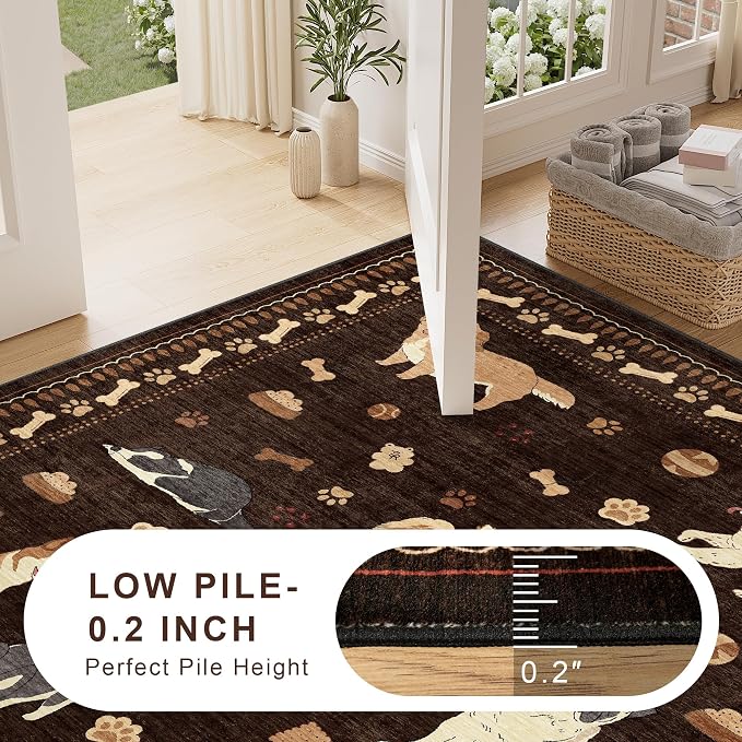 DUKINO 2.6x8 Washable Runner Rug - Image 6