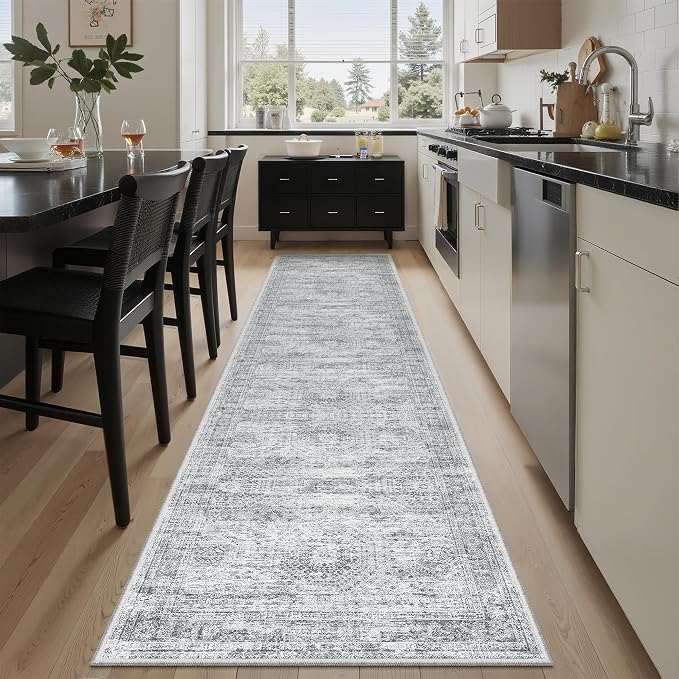Soalmost Runner Rug 2'x8' Washable Non-Slip Runner Rugs by Soalmost