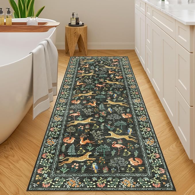 DUKINO 2x6 Rug for Hallway, Washable Kitchen Runner Rug - Image 8