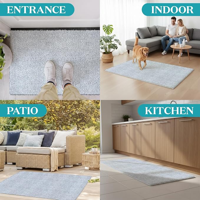 Premium Microfiber Indoor Door Mat – 24"x36" Washable Entry Mat, Waterproof - Image 6