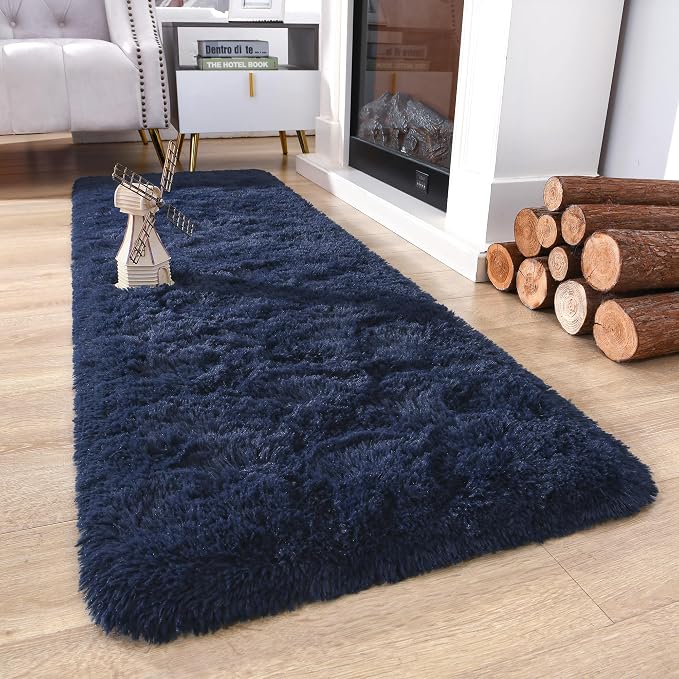 Chicrug Soft Runner Rugs for Bedroom Living Room Plush Fluffy Rug 3x10 Feet - Image 3