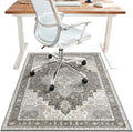 48"x60" Office Chair Mat for Hardwood Tile Floor, Under Desk Carpet Protector by BESBLEE