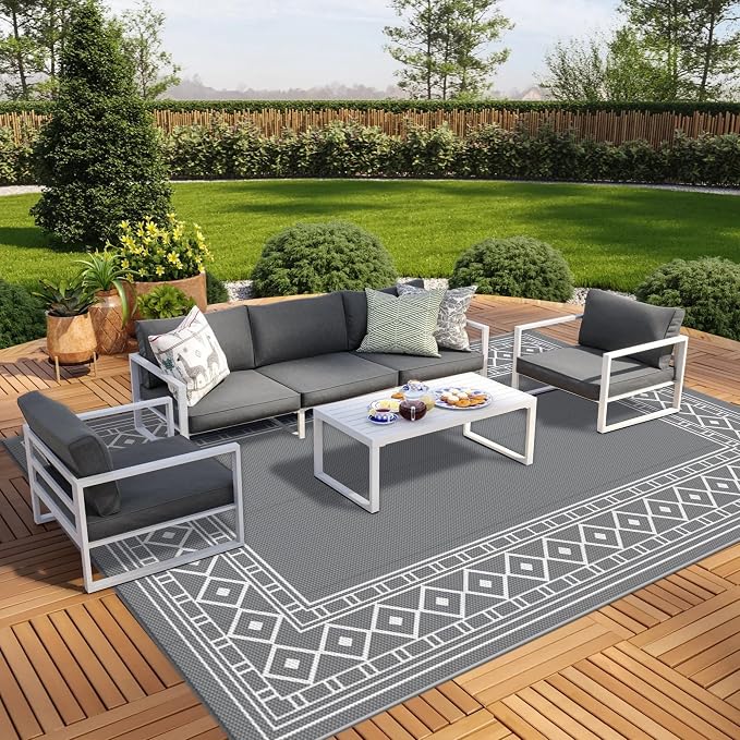 GENIMO Outdoor Rug Waterproof Area 10'x14' by GENIMO
