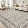 cotiled 6x9 Area Rugs Living Room Rug: Washable Boho Rugs by COTILED
