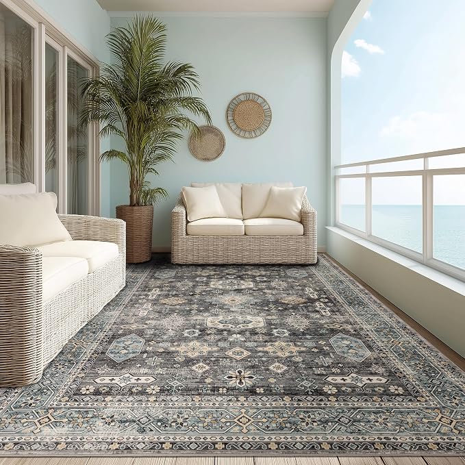 Ruaruarug Washable Area Rug 4x6 - Image 9