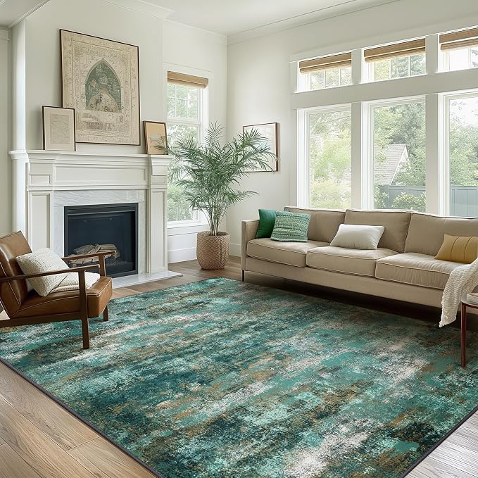 BEIMO Area Rugs 6x9 for Living Room Bedroom, Modern Abstract Machine Washable - Image 3