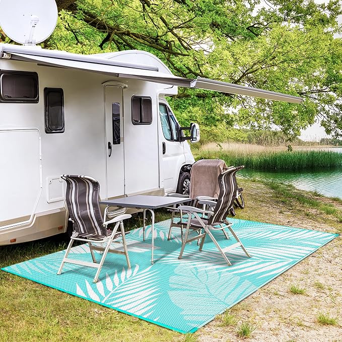 GENIMO Outdoor Rug 9' x 12' Waterproof - Image 5