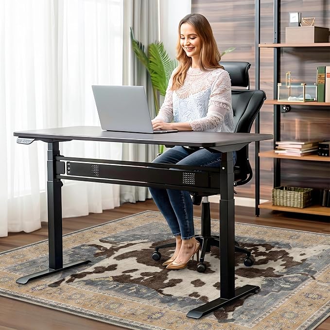 48"x72" Office Chair Mat for Hardwood Tile Floor, Under Desk Carpet Protector - Image 2