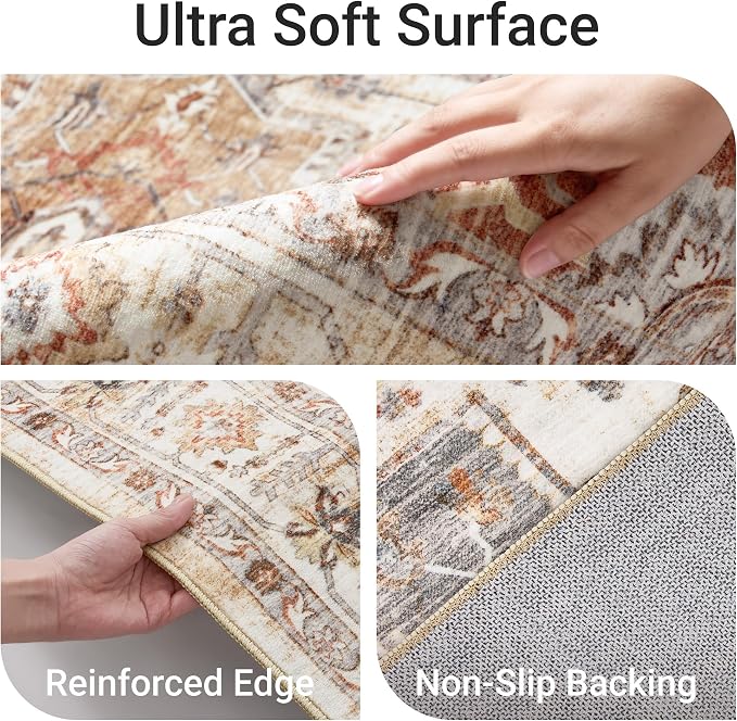 2'6" x 14'Non Slip Runner Rugs - Image 3