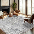 CHAMPLANT Washable Area Rug 10'x14' Boho Design Non-Shedding Easy Care Ideal by CHAMPLANT
