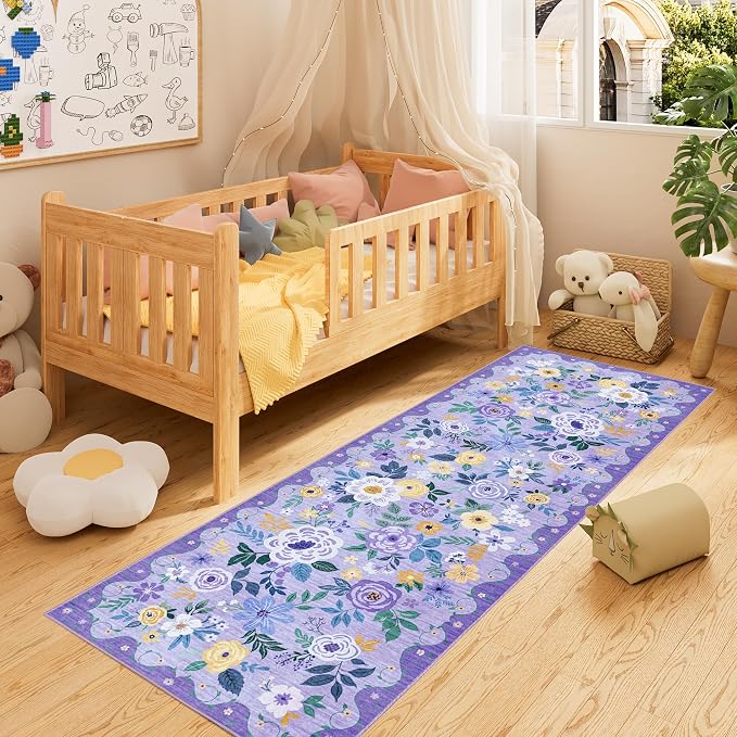 DUKINO Runner Rug, 2x10 Kitchen Hallway Carpet, Washable - Image 4