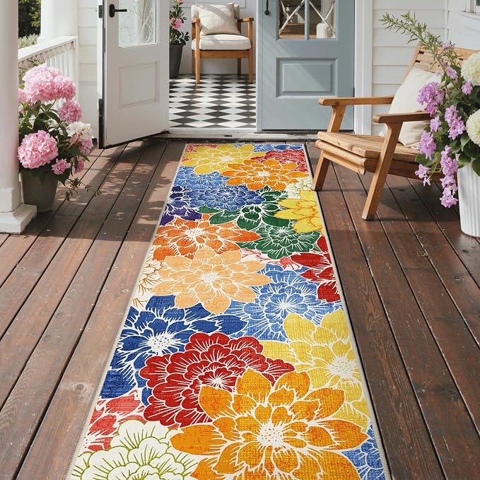GENIMO 2.5’x8’ Indoor Outdoor Runner Rug by GENIMO