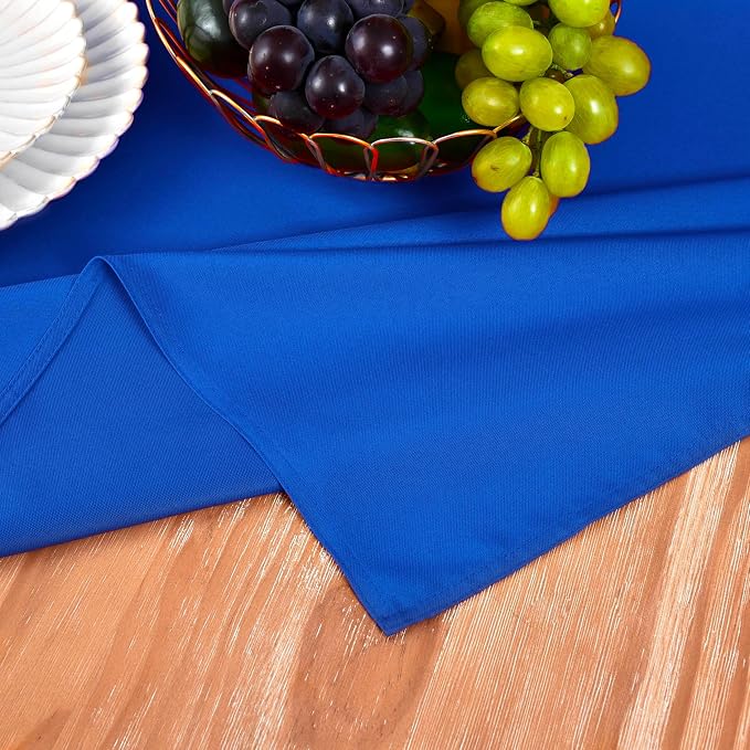 MEANMOY Royal Blue Table Runner 108 Inches Long Waterproof Table Runners | - Image 5