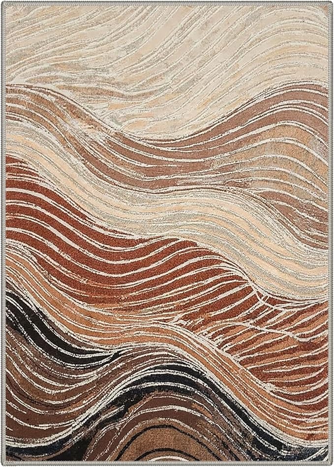 BEIMO Area Rugs 6x9 for Living Room Bedroom, Modern Abstract Machine Washable - Image 4