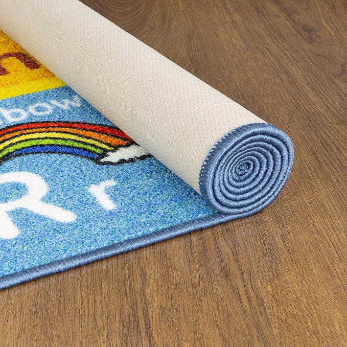 KC Cubs 3x5 ABC Alphabet Animal Sounds Rug – Educational Non-Slip Carpet Play - Image 9