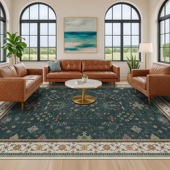 Hazo Haus Vintage 8x12 Large Area Rugs by HazoHaus