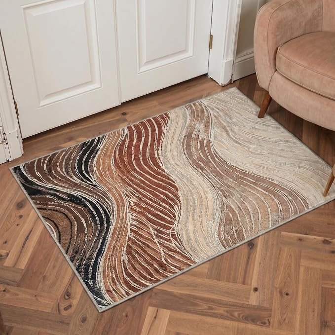 BEIMO Area Rugs 9x12 for Living Room Bedroom, Modern Abstract Machine Washable - Image 7