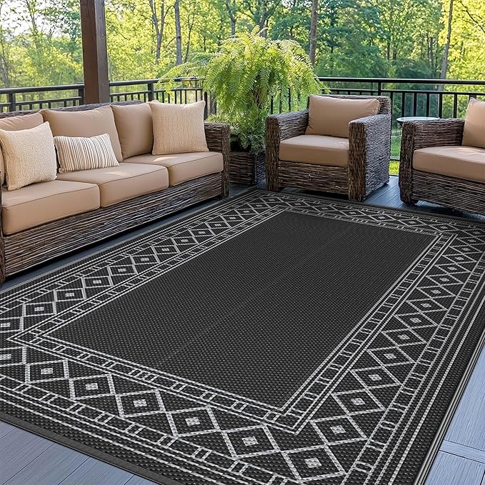 GENIMO Outdoor Rug Waterproof 6'x9' by GENIMO